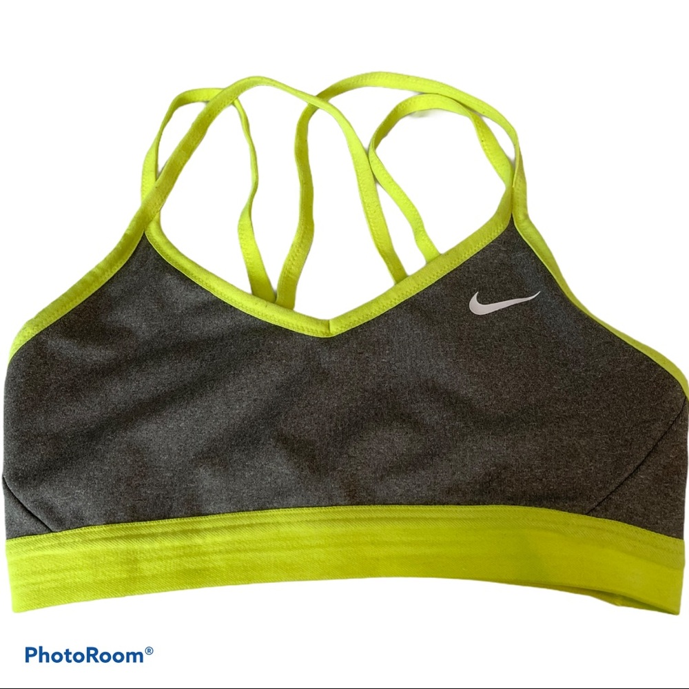 Nike Dri-Fit Size S Neon/Gray Sports Bar